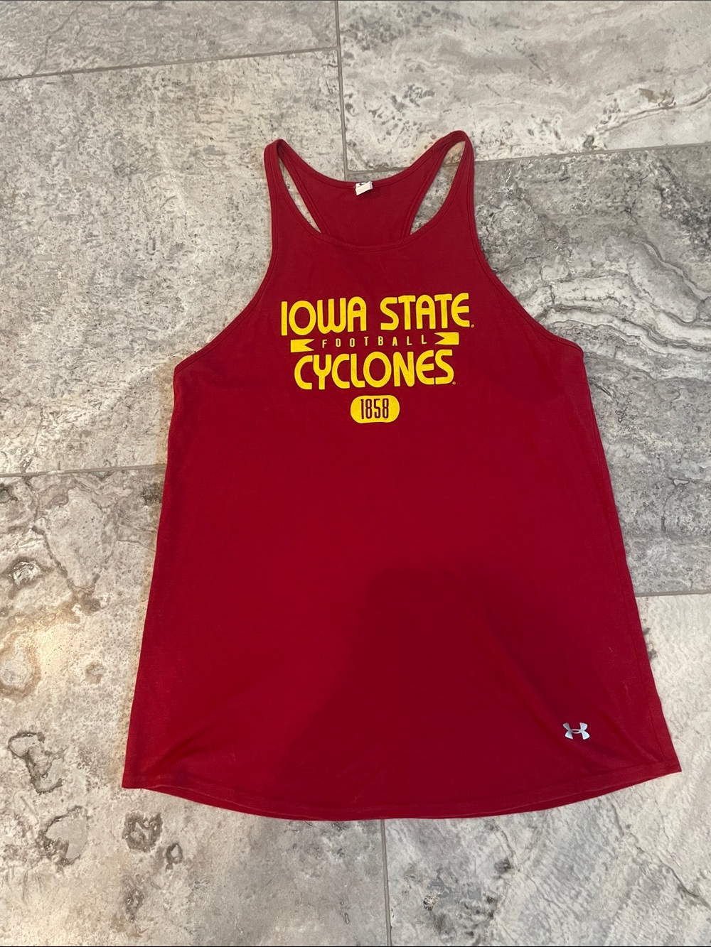 Under Armour Red Performance Tank Top